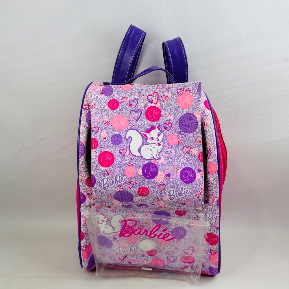 Barbie Just Play I Can Be Pet Vet Backpack Pink Purple Cat Carrier Tote Only